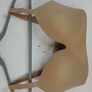 Soma Enbliss Nursing Wireless Bra Tan Hook Clasp Comfort All Day Womens 34DDD